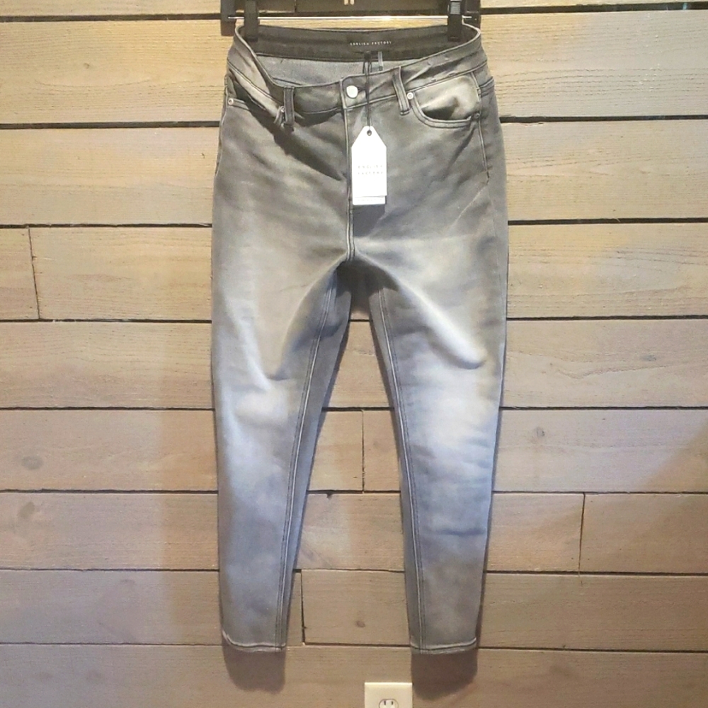 English Factory Charcoal Denim Pants